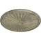 Ekena Millwork Leandros Ceiling Medallion (Canopies up to 5"), 33 1/8"OD x 3 1/2"ID x 1 3/8"P, Castle Stone Crackle CM33LECSC - alternate 3